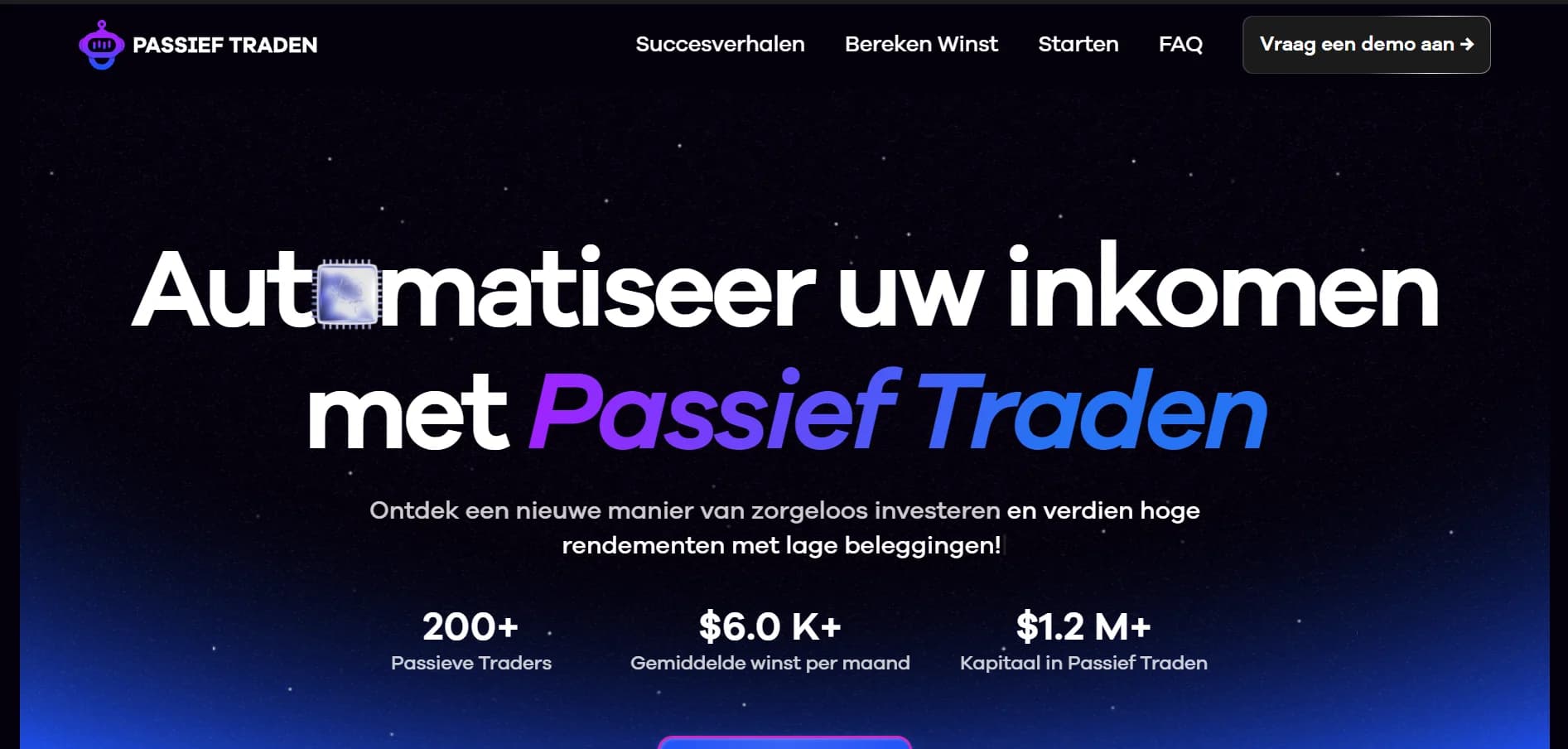 Passief Traden
