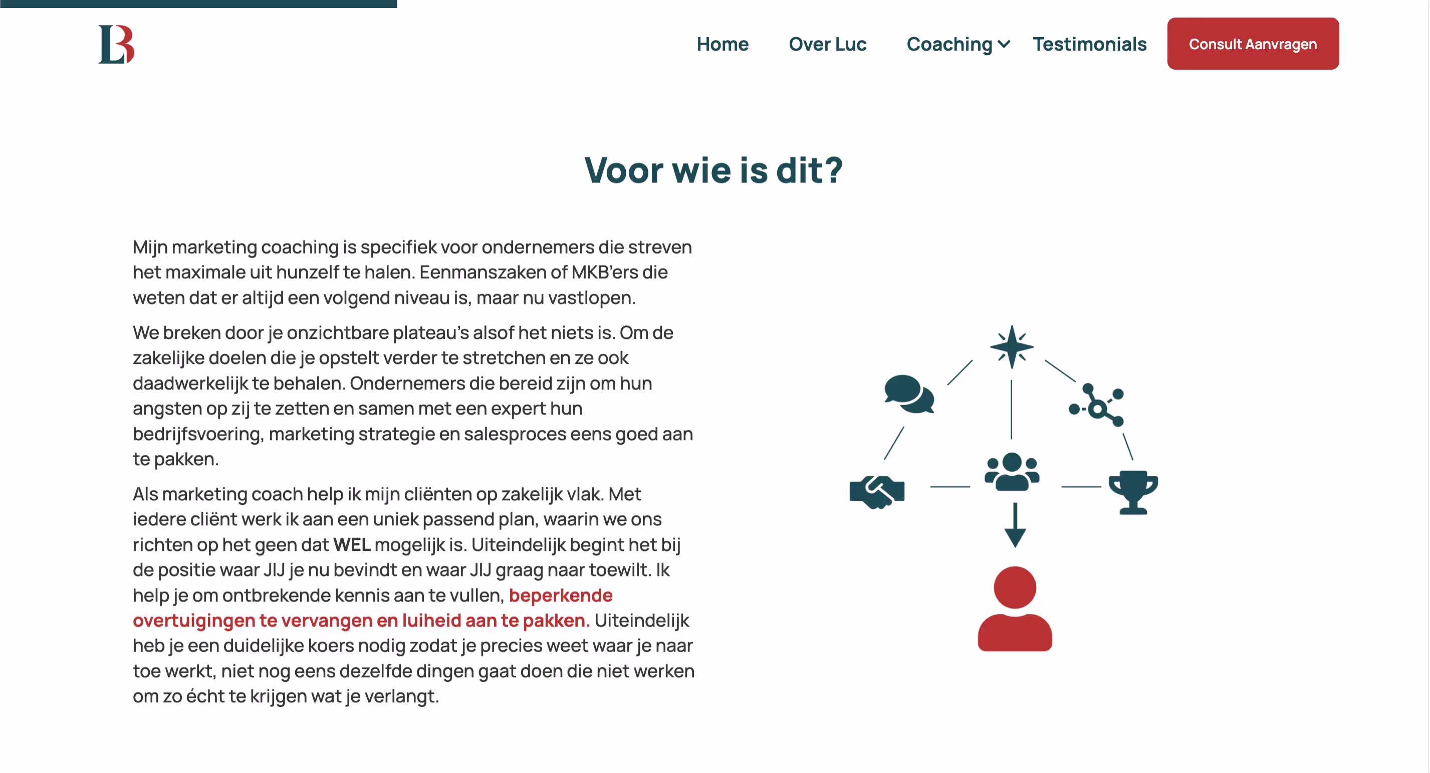 Luc Broos project screenshot 2