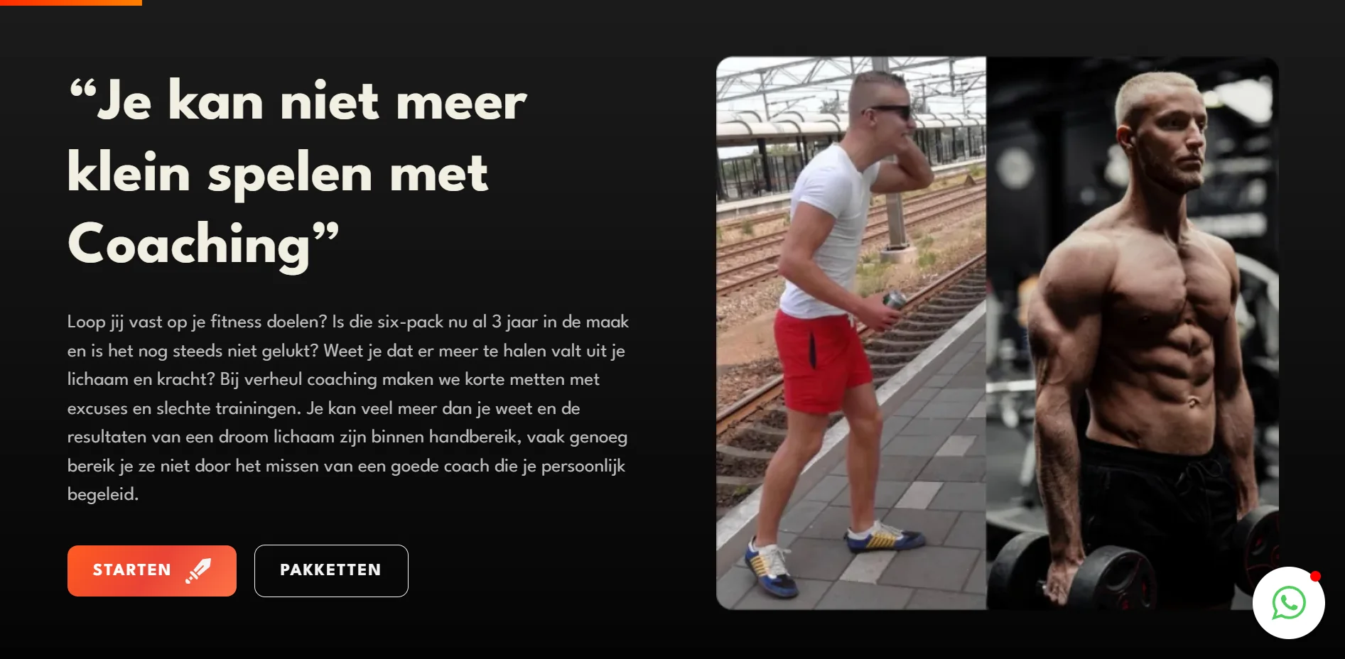 Verheul Coaching project screenshot 1