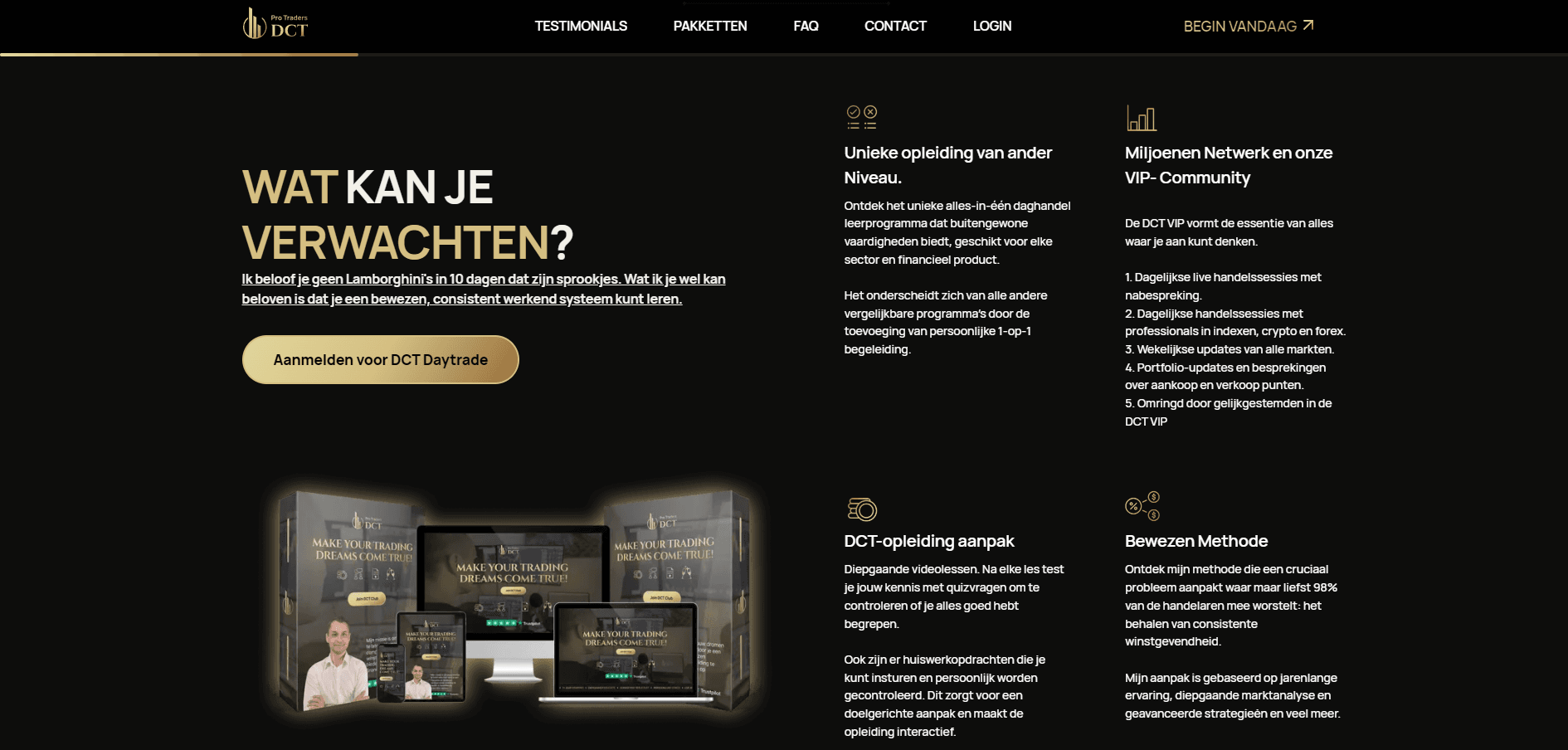 Pro Traders DCT project screenshot 2