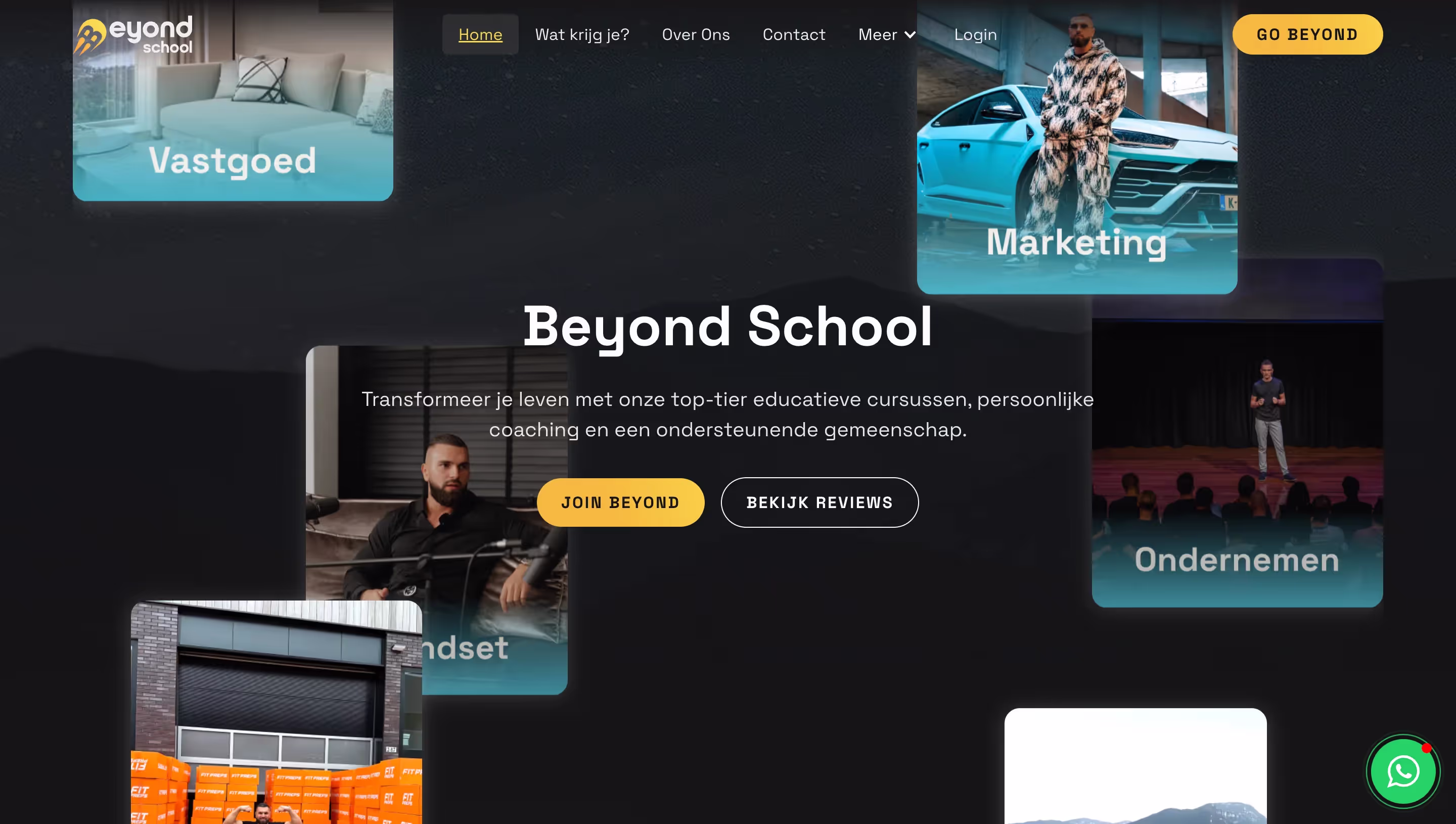 BeyondSchool website by Weblyfe
