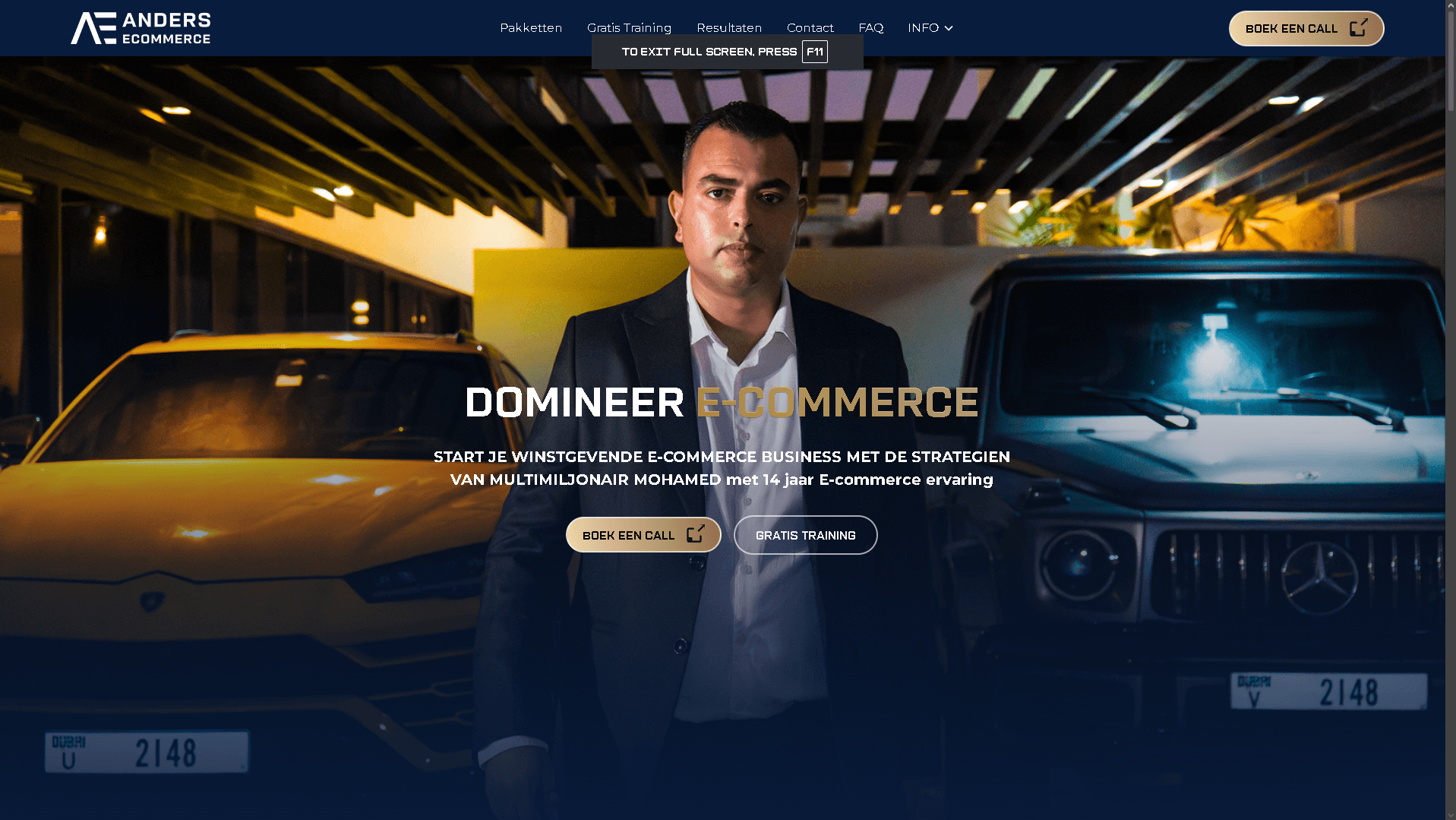 Anders Ecommerce website by Weblyfe